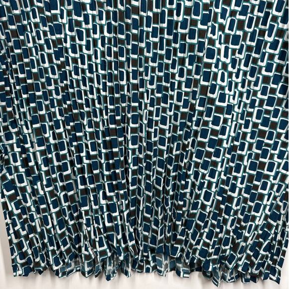 Lane Bryant Geometric Print Button Up Blouse Top Stretch Sz 18/20 Office Casual - Picture 10 of 11